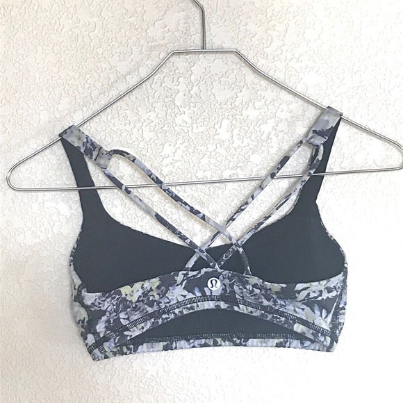 Lululemon Free To Be Bra/Crosscourt Petal Black - Picture 6 of 7